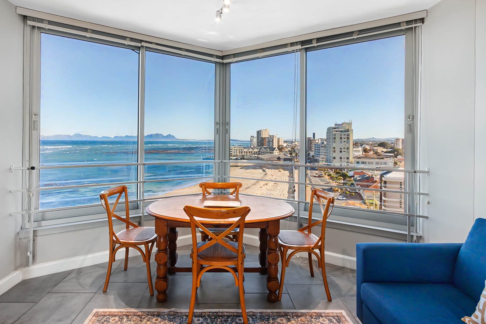 Dining area overlooking False Bay