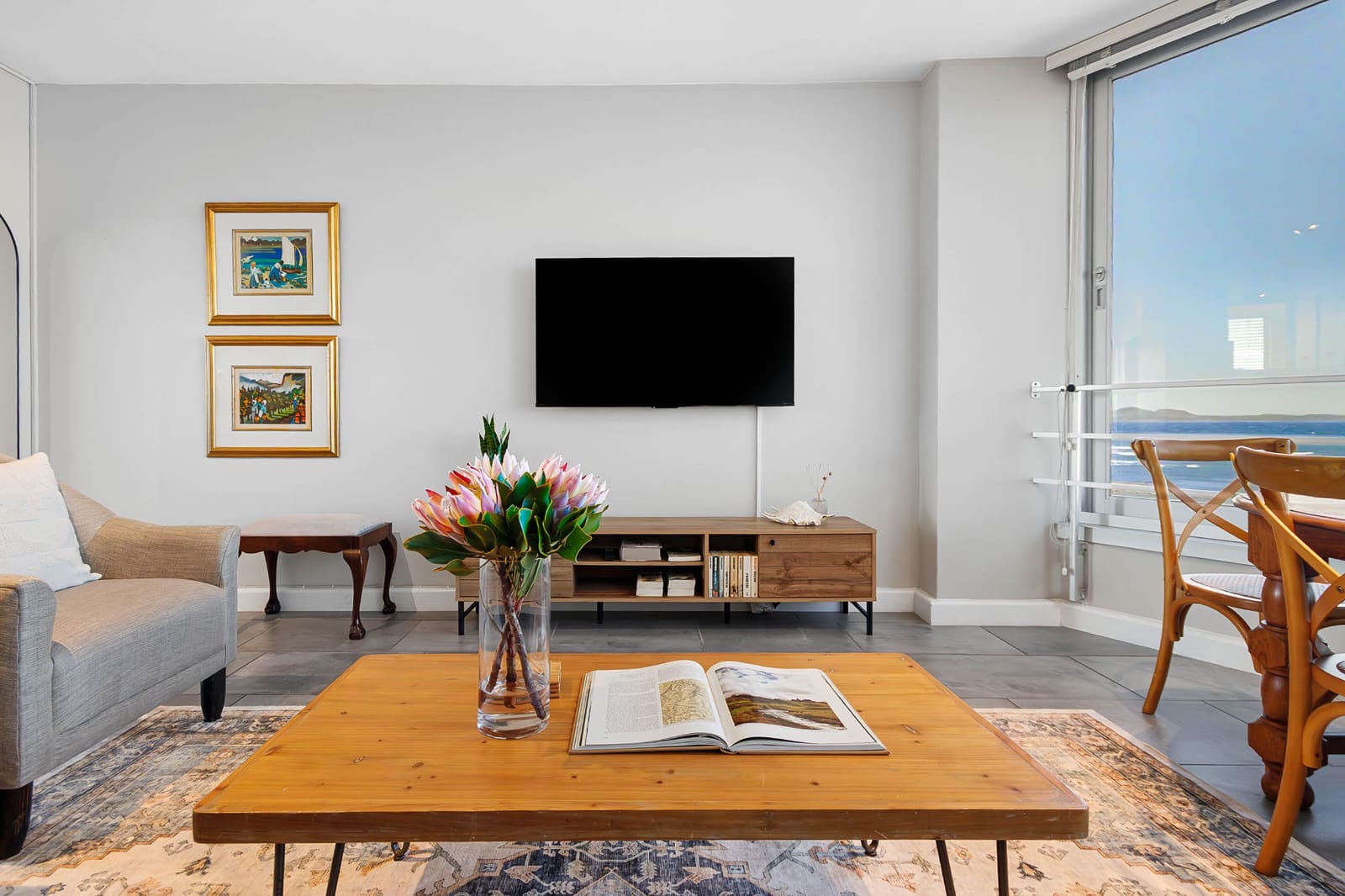 Living room and Smart TV