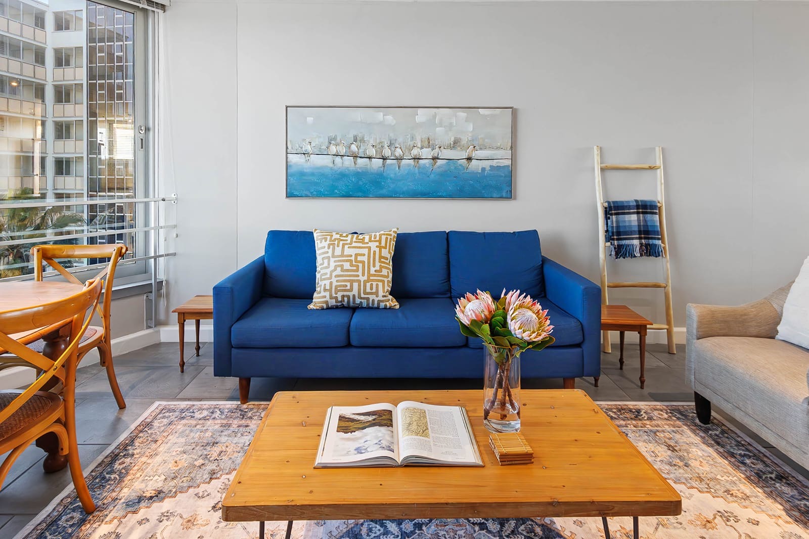 Living room seating area